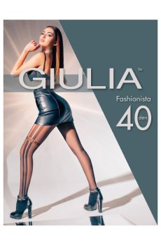 Колготки женские Giulia Fashionista 40 DEN Nero, размер 2