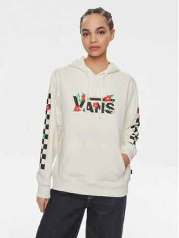 Vans Світшот Fleurs Bff Hoodie VN000JG9 Écru Regular Fit Vans Світшот Fleurs Bff Hoodie VN000JG9 Écru Regular Fit