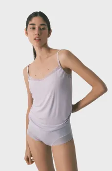 Женский голубой топ Голубой M womensecret 7663158