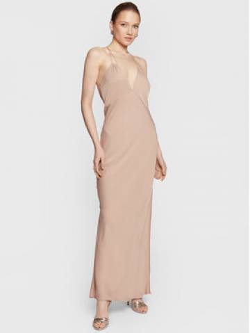 Calvin Klein Вечірня сукня Shine Slip K20K205019 Бежевий Regular Fit Calvin Klein Вечірня сукня Shine Slip K20K205019 Бежевий Regular Fit