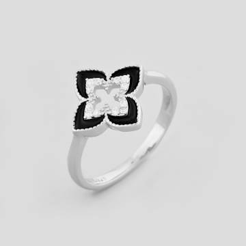 Серебряное кольцо Minimal 9510420б-16 16 Серебряное кольцо Minimal 9510420б-16 16