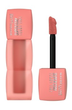 Стойкая матовая помада-тинт для губ Maybelline New York Superstay Teddy Tint 10 Current Mood, 5 мл
