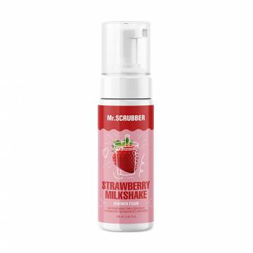 Парфюмированная пенка для душа Mr. Scrubber Strawberry Milkshake Shower Foam женская, 150 мл Парфюмированная пенка для душа Mr. Scrubber Strawberry Milkshake Shower Foam женская, 150 мл