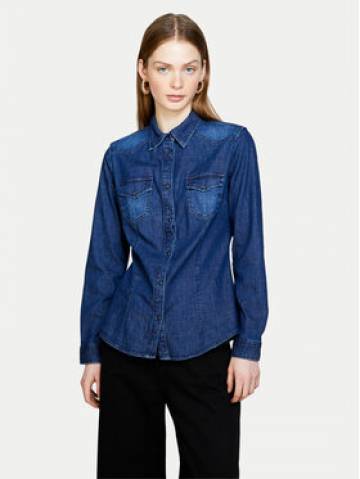 Sisley Джинсова сорочка 5TKL5QF66 Cиній Regular Fit Sisley Джинсова сорочка 5TKL5QF66 Cиній Regular Fit