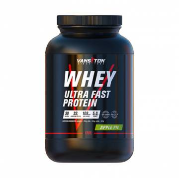 Протеин Vansiton Whey Ultra Fast Protein Яблочный пирог, 1.3 кг Протеин Vansiton Whey Ultra Fast Protein Яблочный пирог, 1.3 кг