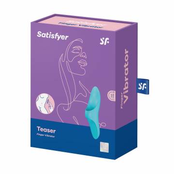 Вибратор на палец Satisfyer Teaser Finger Vibrator голубой, 1 шт Вибратор на палец Satisfyer Teaser Finger Vibrator голубой, 1 шт
