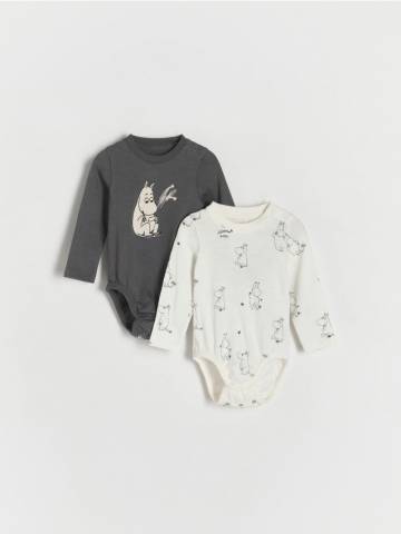 Reserved - BABIES` BODY SUIT - кремовий - 446BF-01X Reserved - BABIES` BODY SUIT - кремовий - 446BF-01X