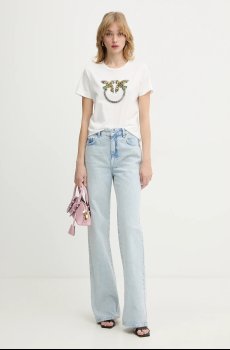 Хлопковая футболка Pinko