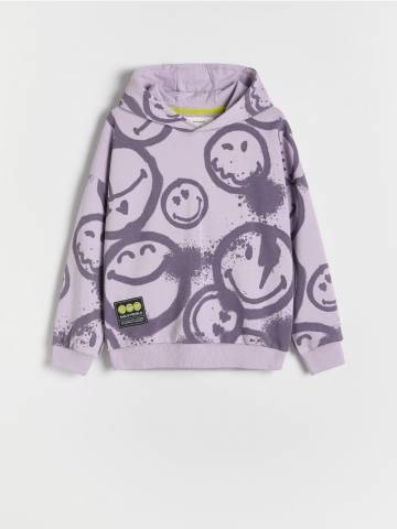 Reserved - Світшот SmileyWorld® - фіолетовий - 384CJ-45X Reserved - Світшот SmileyWorld® - фіолетовий - 384CJ-45X