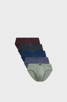 Мужские брифы (5 шт) Разноцветный XXL Atlantic 5SMP-003