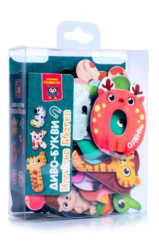Развивающая магнитная игра Vladi Toys Чудо-буквы. Алфавит, 12*4.5*18 см, от 3 лет, 34 магнита (VT5411-18)