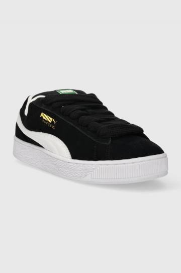 Кожаные кроссовки Puma Suede XL цвет чёрный 395205 Кожаные кроссовки Puma Suede XL цвет чёрный 395205