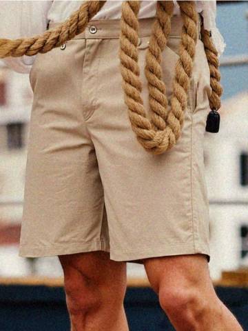 Шорти-чиноси - бежевий