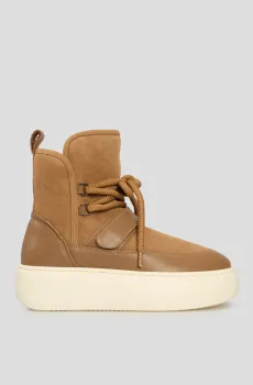 Женские рыжие замшевые полусапоги Рыжий 37 Barracuda BD1522AM-55314