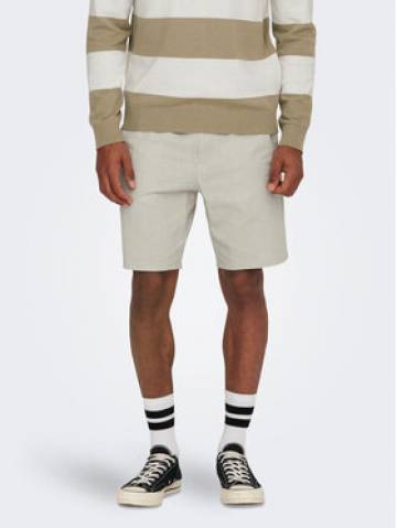 Only & Sons Шорти з тканини 22024967 Сірий Loose Fit Only & Sons Шорти з тканини 22024967 Сірий Loose Fit