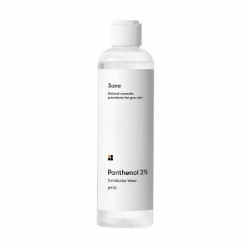 Мицеллярная вода Sane Soft Micellar Water Panthenol 3% для чувствительной кожи с пантенолом, 250 мл Мицеллярная вода Sane Soft Micellar Water Panthenol 3% для чувствительной кожи с пантенолом, 250 мл