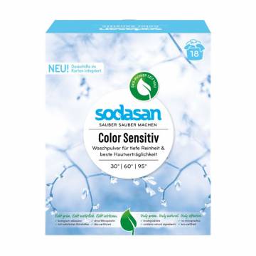 Стиральный порошок-концентрат Sodasan Color Sensitiv для чувствительной кожи и детских вещей, 1.01 кг Стиральный порошок-концентрат Sodasan Color Sensitiv для чувствительной кожи и детских вещей, 1.01 кг