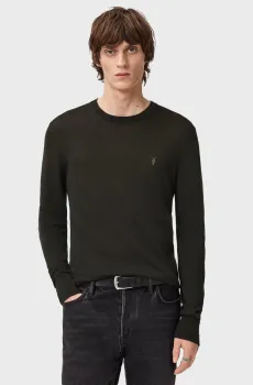 Мужской оливковый шерстяной джемпер MODE Оливковый XL AllSaints M002KZ