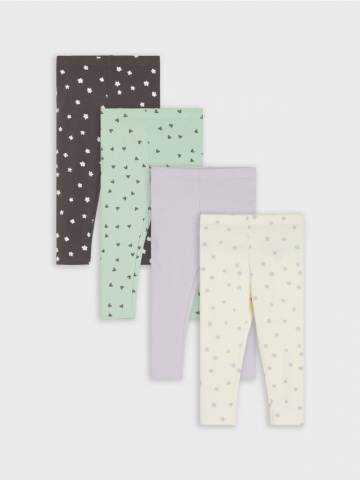 Легінси, 4 пари - нюдовий