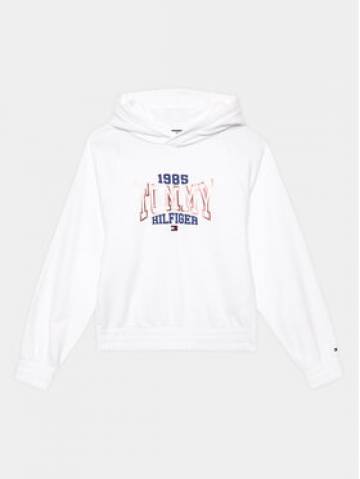 Tommy Hilfiger Світшот Varsity KG0KG07373 D Білий Regular Fit Tommy Hilfiger Світшот Varsity KG0KG07373 D Білий Regular Fit