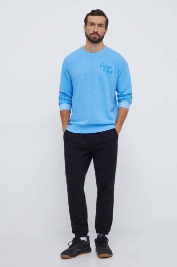 Хлопковая кофта Colourwear мужская с аппликацией Хлопковая кофта Colourwear мужская с аппликацией