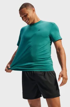 Мужская бирюзовая футболка The Bouncy Tee-GRN Бирюзовый L Under Armour 6016291-338