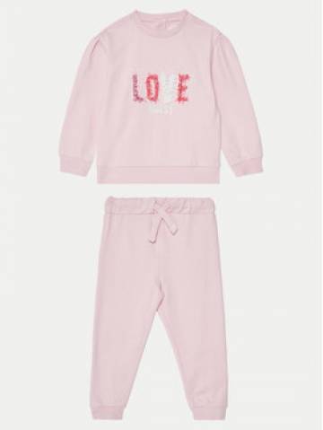 Guess Спортивний костюм A5RG04 KA6R4 Рожевий Regular Fit Guess Спортивний костюм A5RG04 KA6R4 Рожевий Regular Fit