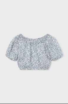 Детская хлопковая блузка Mayoral