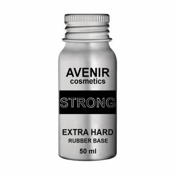 Каучуковая база для гель-лака Avenir Cosmetics Strong Extra Hard Rubber Base, 50 мл Каучуковая база для гель-лака Avenir Cosmetics Strong Extra Hard Rubber Base, 50 мл