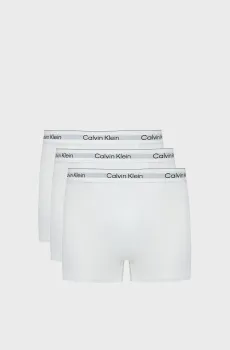 Мужские белые боксеры (3 шт) RELAXED Белый XL Calvin Klein LV00NB4286