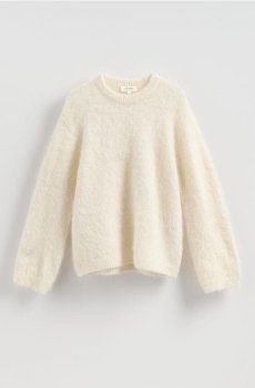 Reserved - Джемпер з додаванням вовни альпака - кремовий - 363HK-01X