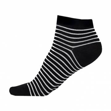 Детские носки Siela KS2 Basic 002 Black полоски, короткие, размер 18 Детские носки Siela KS2 Basic 002 Black полоски, короткие, размер 18