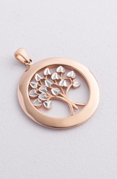 Золотой кулон "Древо жизни" п02895