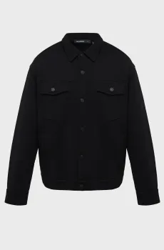 Мужская черная рубашка Черный XL Karl Lagerfeld 563906.705112;990