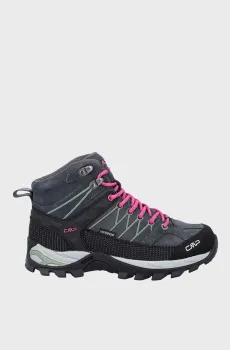 Женские темно-синие замшевые ботинки RIGEL MID TREKKING SHOES WP Синий 36 CMP 3Q12946-74US