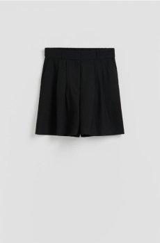 Reserved - Шорти з високим вмістом віскози - чорний - 486FM-99X