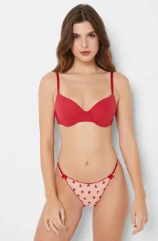 Женские розовые трусики-стринги FOLIE Розовый M Etam 6544130