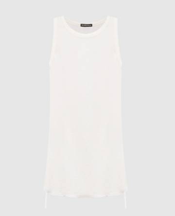 Белый топ Mara с шерстью