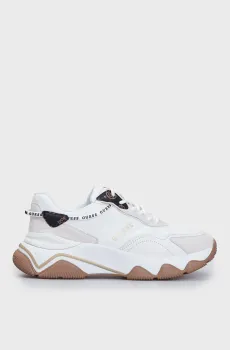 Женские белые кроссовки MICOLA Белый 36 Guess FL7MICFAL12