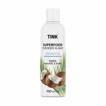 Кокосовое масло Tink Superfood For Body & Hair, 100 мл Кокосовое масло Tink Superfood For Body & Hair, 100 мл
