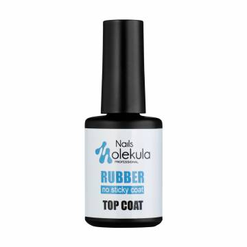 Финишное покрытие для гель-лака Nails Molekula Professional Rubber Top Coat без липкого слоя, 12 мл Финишное покрытие для гель-лака Nails Molekula Professional Rubber Top Coat без липкого слоя, 12 мл