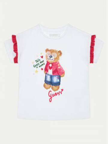Guess Футболка K5RI12 K6YW4 Білий Regular Fit Guess Футболка K5RI12 K6YW4 Білий Regular Fit