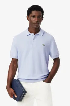 Мужской голубой свитер Голубой M-L Lacoste AH1043J2G