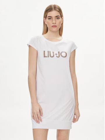 Liu Jo Повсякденна сукня VA4103 JS003 Білий Regular Fit Liu Jo Повсякденна сукня VA4103 JS003 Білий Regular Fit