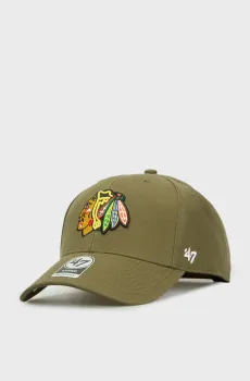 Оливковая кепка CHICAGO BLACKHAWKS Оливковый ONESIZE 47 Brand MVPSP04WBP-SWB