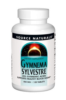 Джимнема Сильвестра Source Naturals Gymnema Sylvester 450 мг, 120 таблеток