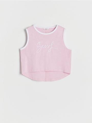 Reserved - Топ з аплікацією - рожевий - 2225N-30X