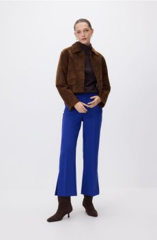 Reserved - Штани з розрізами petite - індиго - YT336-57X