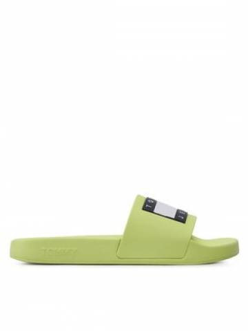 Tommy Jeans Шльопанці Flag Pool Sld Ess EN0EN02115 Зелений Tommy Jeans Шльопанці Flag Pool Sld Ess EN0EN02115 Зелений