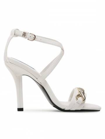 Tommy Hilfiger Босоніжки Th Chain Feminine Heel Sandal FW0FW07076 Білий